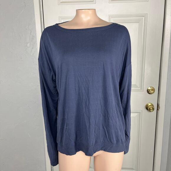 NEW Stitch Fix Abby & Gail Women's Shirt Top Large Beckette Open Back Rayon E14 - Picture 1 of 8